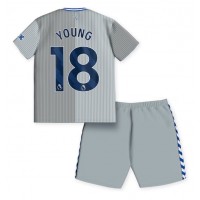 Camisa de time de futebol Everton Ashley Young #18 Replicas 3º Equipamento Infantil 2023-24 Manga Curta (+ Calças curtas)